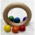 Eco-friendly Non-toxic Wooden Baby Teething Ring